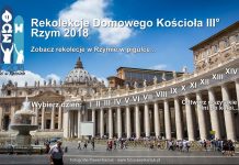 Oaza Rekolekcyjna Domowego Kościoła III st. w Rzymie 2018