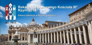 Oaza Rekolekcyjna Domowego Kościoła III st. w Rzymie 2018